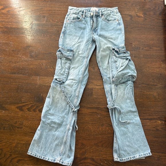 Belt loop cargo TRF jeans - Picture 2 of 3